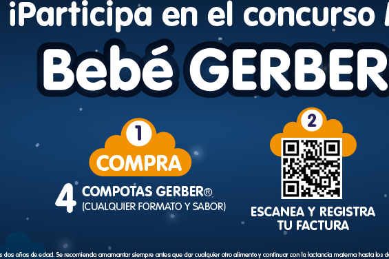 CONCURSO| Tu hijo puede ser el bebé GERBER® 2025