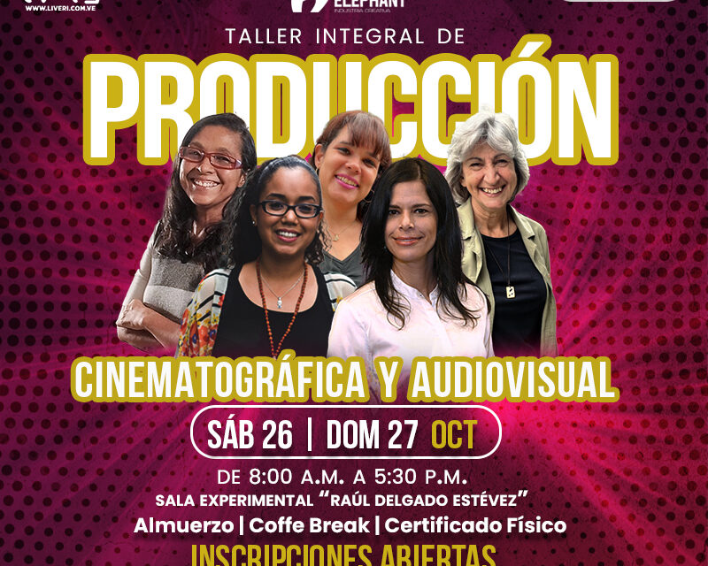 Dictarán taller integral de producción cinematográfica y audiovisual en el Centro Cultural Chacao