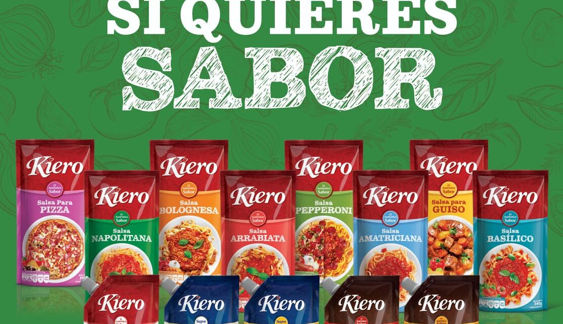 Kiero lanza su nueva presentación de salsas