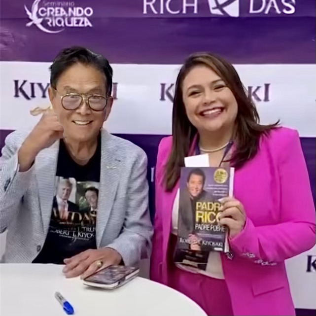 Gisela Rojas y Robert Kiyosaki unen fuerzas para empoderar financieramente a la comunidad latina»