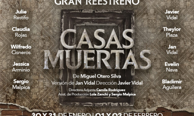 Este fin de semana «Casas Muertas» en el Centro Cultural Chacao