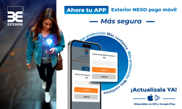 Banco Exterior actualiza APP de Pago Móvil con nueva clave dinámica