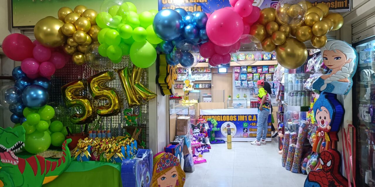 Mundiglobos es la nueva piñatería que abrió sus puertas en el centro de Caracas