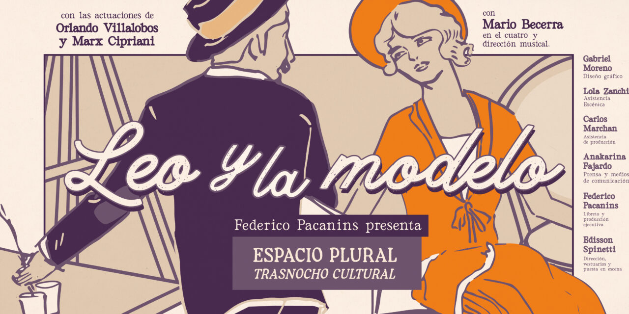 Federico Pacanins presenta Leo y La Modelo en el Trasnocho Cultural