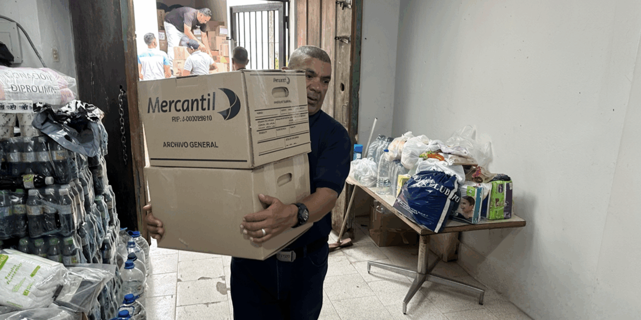 Mercantil y su equipo logran significativa donación para afectados por las lluvias