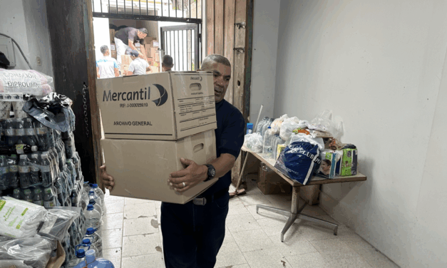 Mercantil y su equipo logran significativa donación para afectados por las lluvias