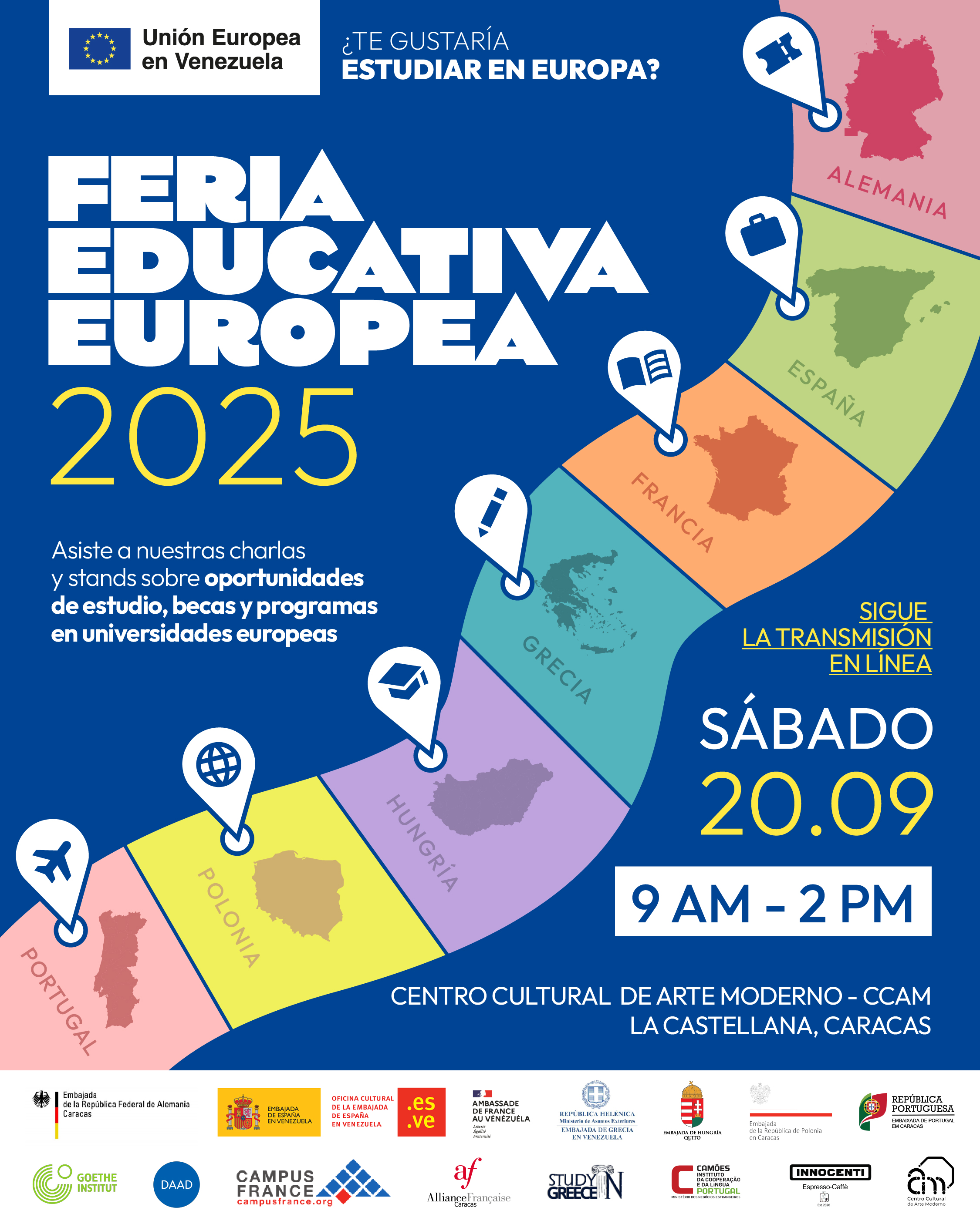 Feria Educativa Europea llega a Caracas para conectar a jóvenes con estudios de postgrado en Europa