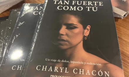 Charyl Chacón se estrena como escritora con su ópera prima “Tan fuerte como tú”