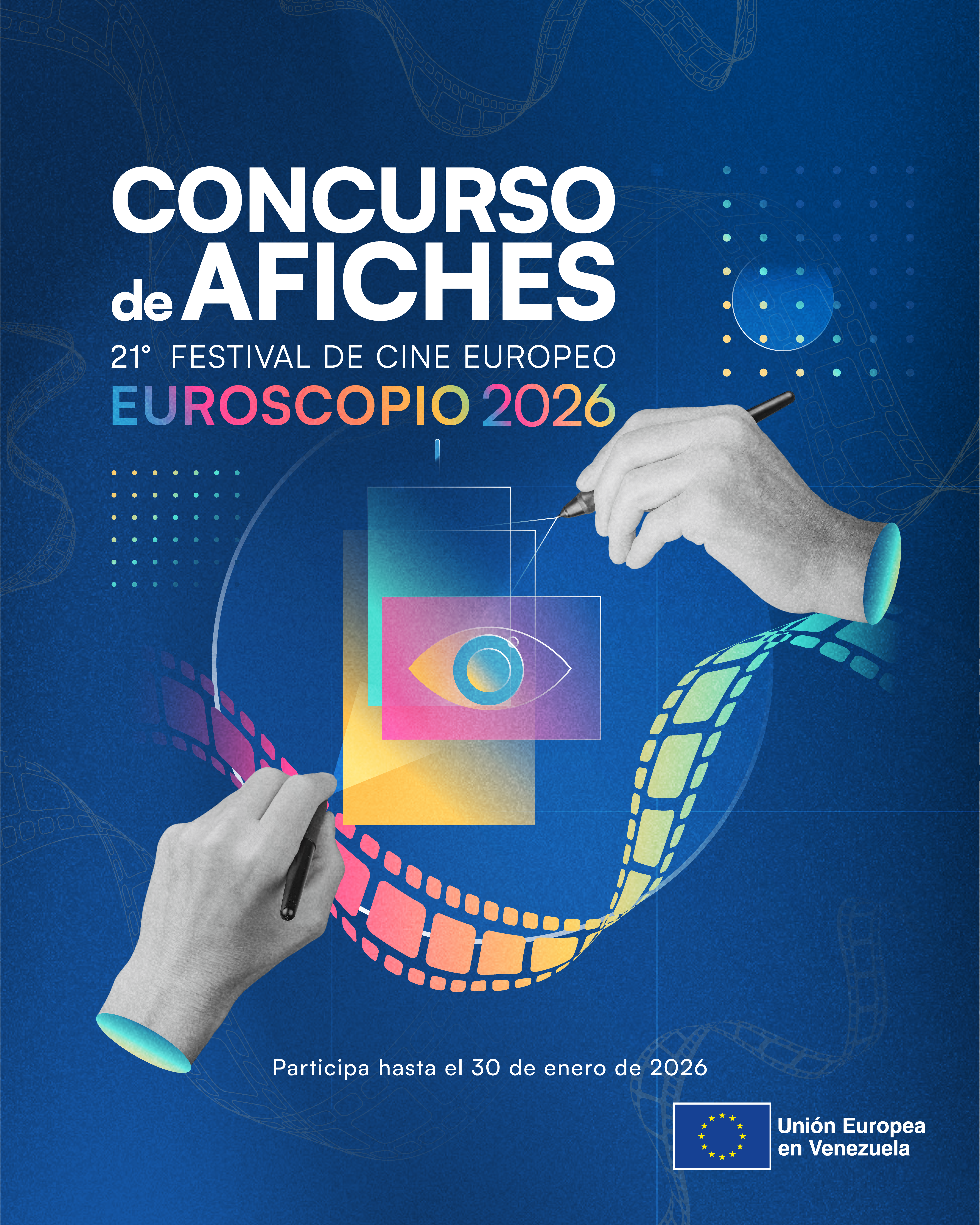La Delegación de la UE invita a diseñadores a crear la imagen del 21º Festival de Cine Europeo “Euroscopio” 2026