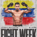 Atleta Jonny Becerra competirá en el WOW FC 2026
