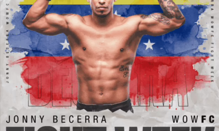Atleta Jonny Becerra competirá en el WOW FC 2026