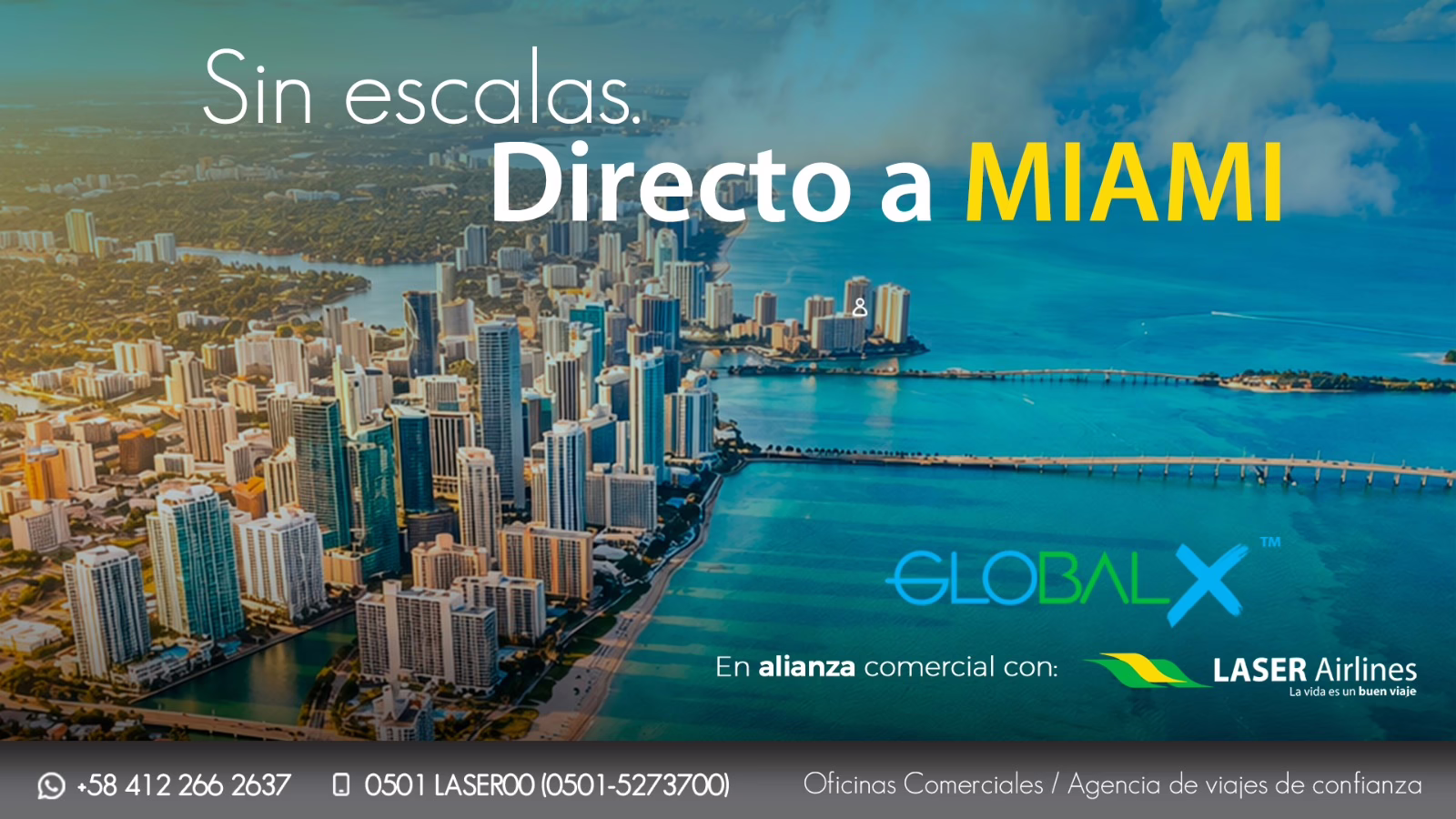 Laser Airlines regresa a Miami en alianza con&hellip;