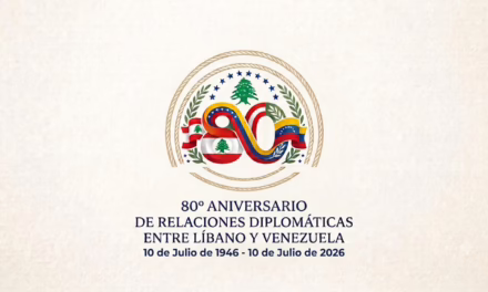 Conmemoran el 80 aniversario de relaciones diplomáicas entre El Libano y Venezuela