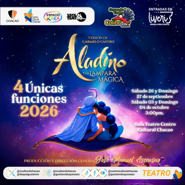 “Aladino y la Lámpara Mágica” vuela al Centro&hellip;