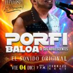 Porfi Baloa y sus Adolescentes ofrecerán un inolvidable concierto en la Terraza del CCCT