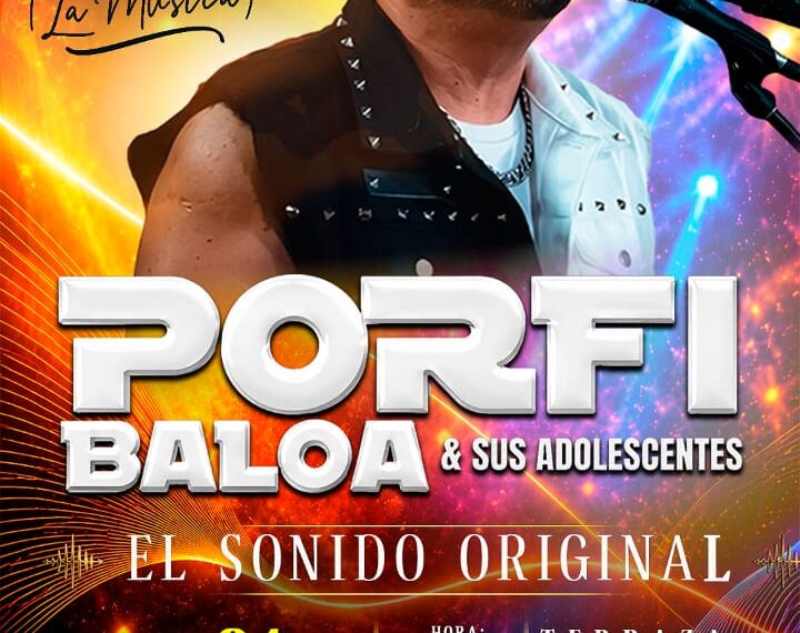 Porfi Baloa y sus Adolescentes ofrecerán un inolvidable concierto en la Terraza del CCCT