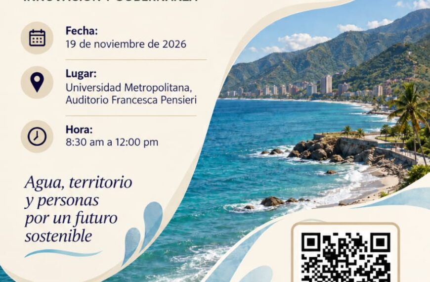 Caracas será epicentro del II Foro Internacional Agua y Turismo Sostenible
